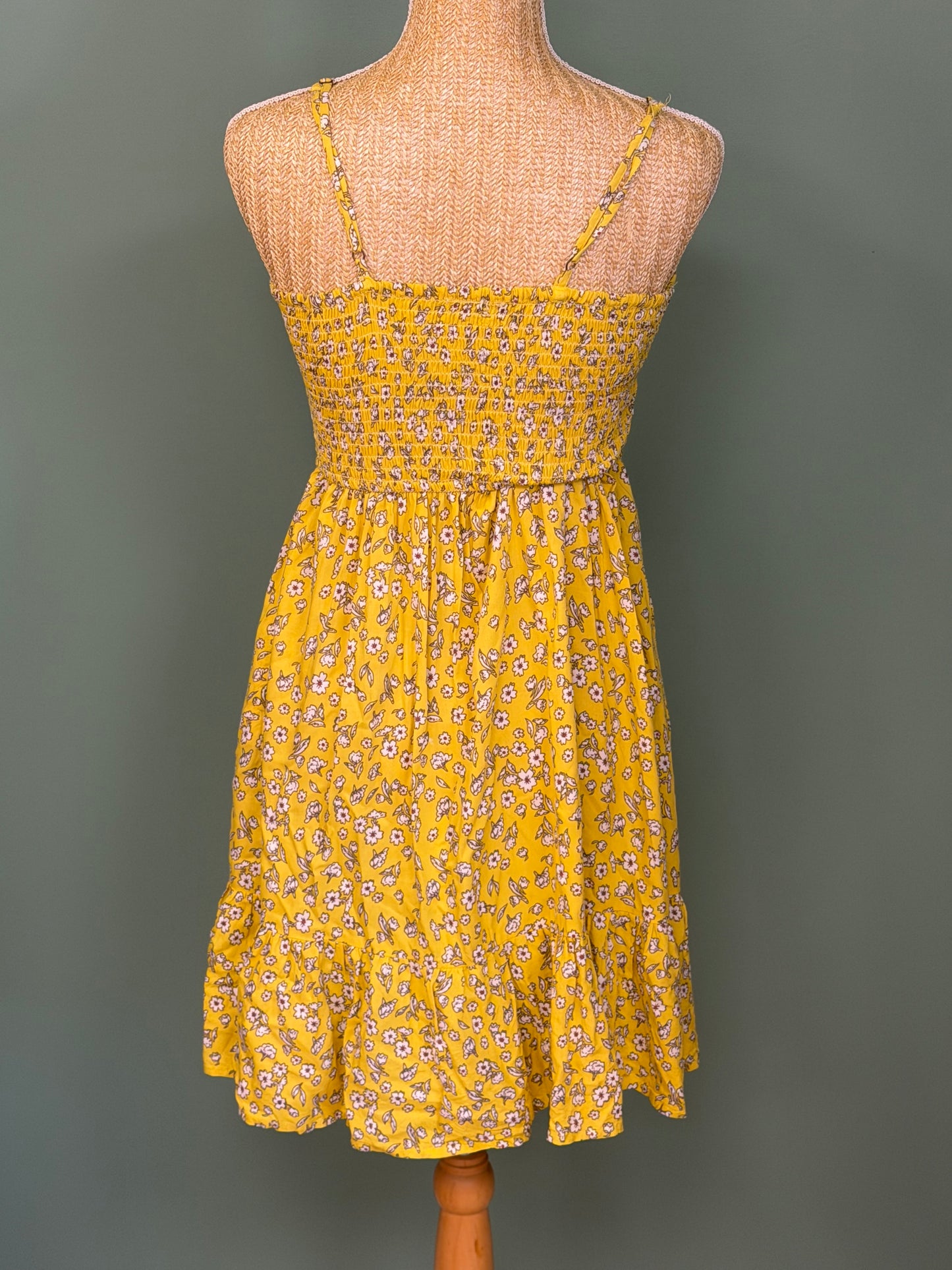 Robe noire imprimé citrons - Taille S