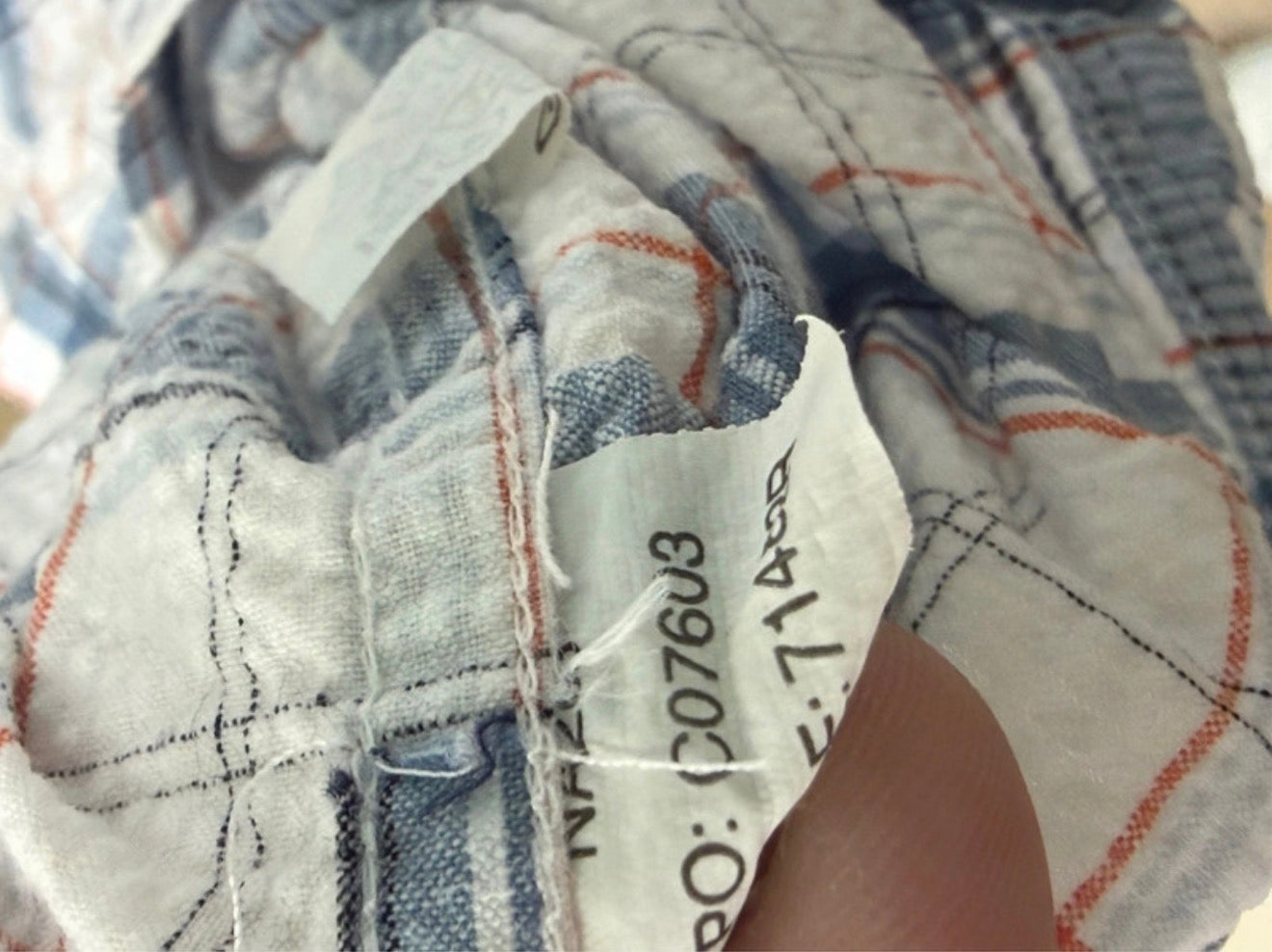 Chemise à carreaux bleu ciel & blanc - Chaps Ralph Lauren - Taille XL