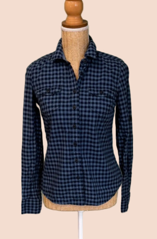 Chemise à carreaux Navy Casual - Tommy Hilfiger - XS Tommy Hilfiger