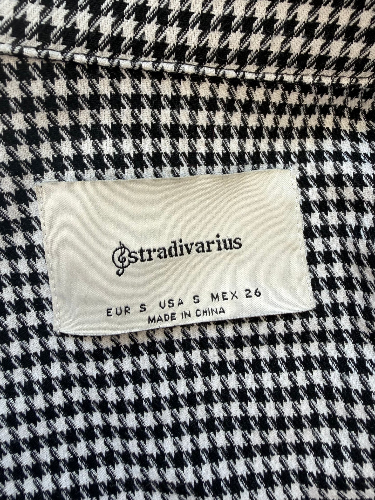 Blazer pied-de-poule femme Stradivarius Stradivarius