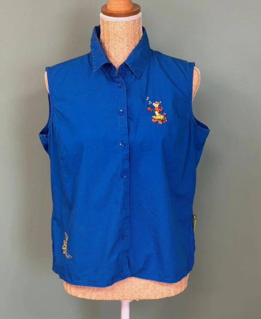 Chemisier sans manches bleu roi - Disney - Taille L