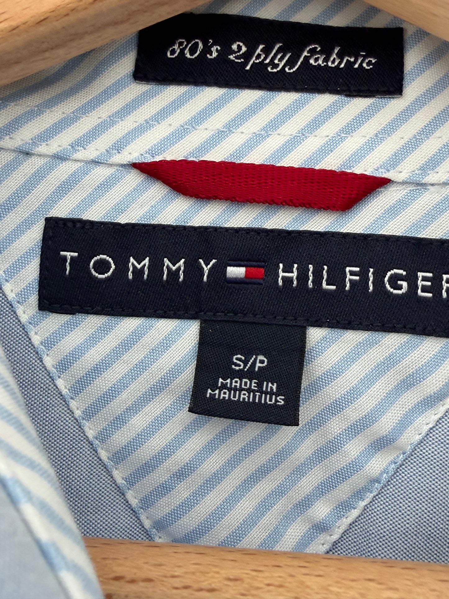Chemise Tommy Hilfiger bleu ciel classique
