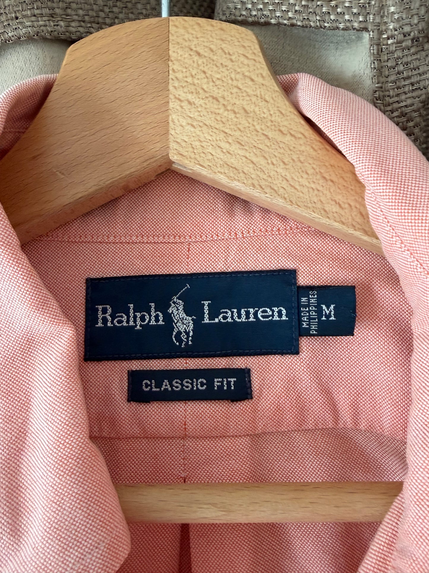 Chemise Ralph Lauren rose pastel Classic Fit