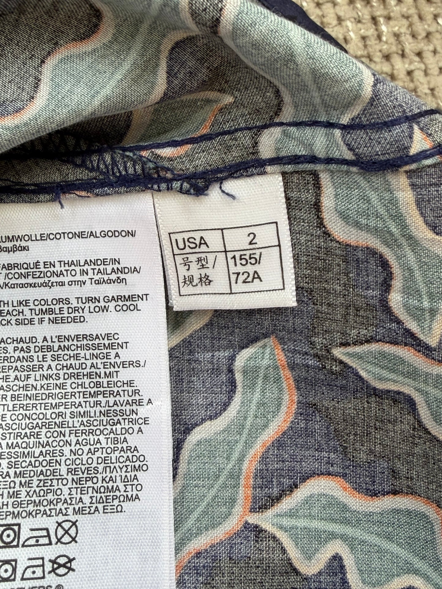 Chemise Brooks Brothers imprimée bleu marine