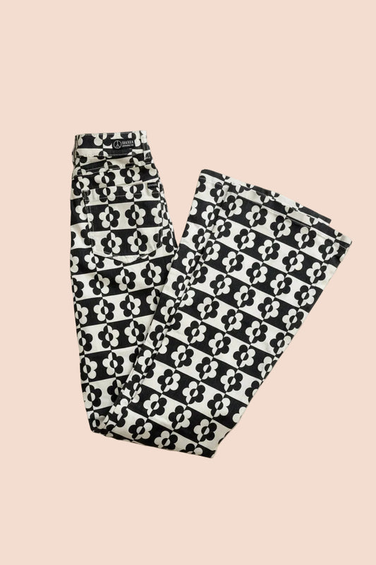 Pantalon flare rétro Ghanda Ghanda