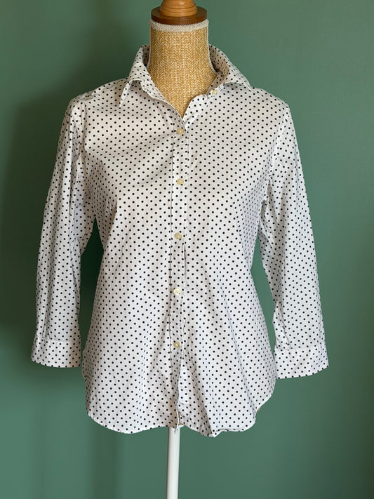 Chemise Lauren Ralph Lauren à pois vintage chic