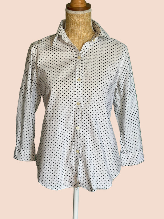 Chemise à Pois Noirs - Ralph Lauren - M Ralph Lauren