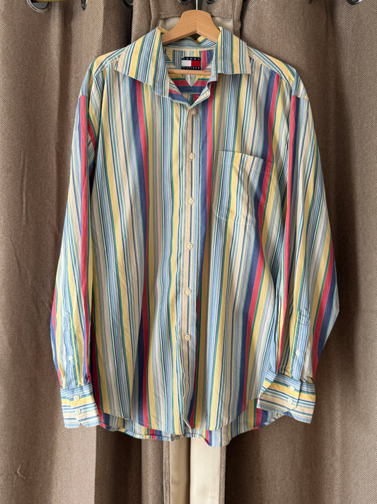 Chemise Tommy Hilfiger rayée multicolore