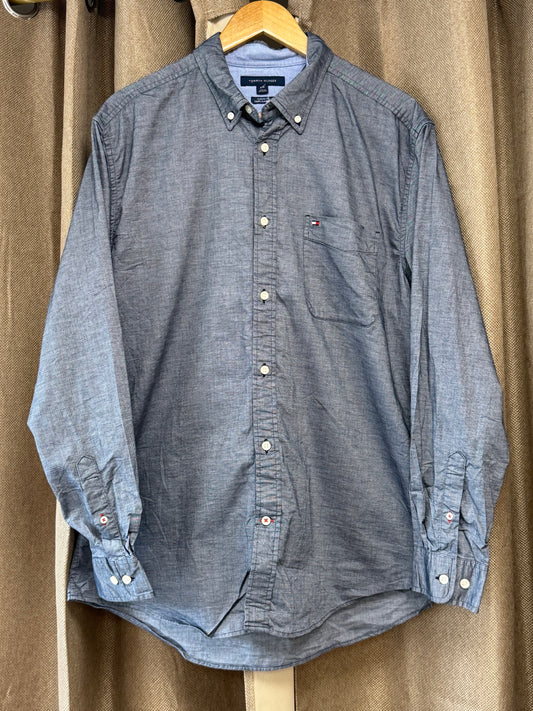 Chemise homme Tommy Hilfiger bleu clair