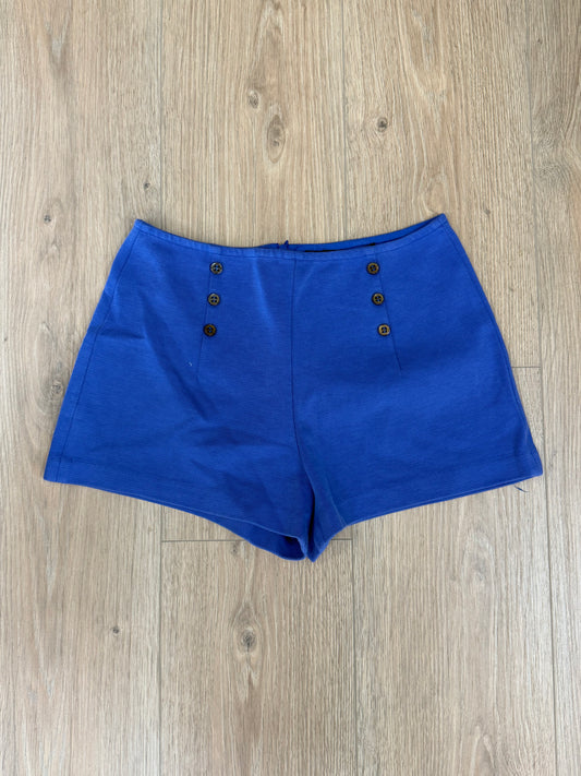 Short bleu Zara Basic femme taille M style marin