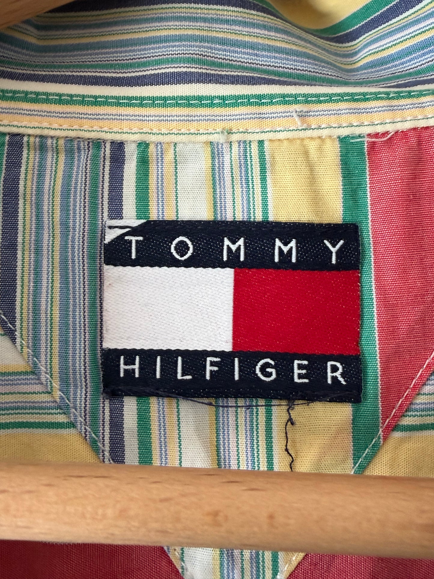 Chemise Tommy Hilfiger rayée multicolore