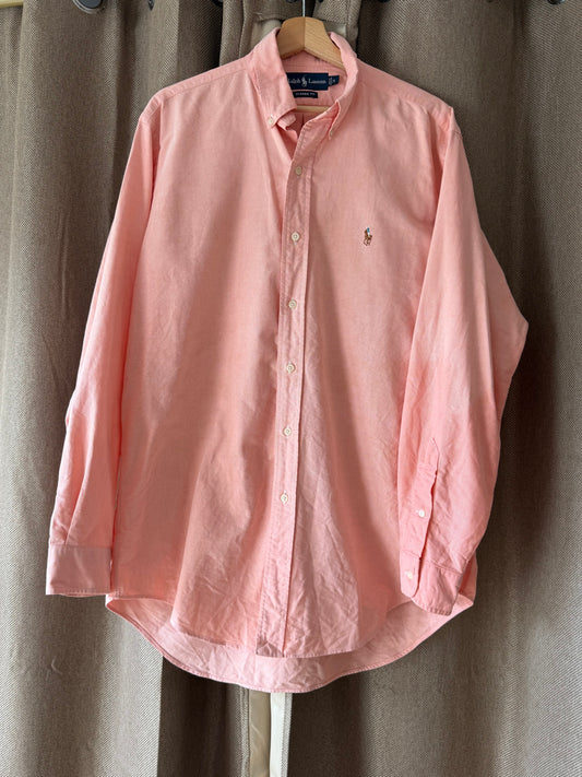 Chemise Ralph Lauren rose pastel Classic Fit