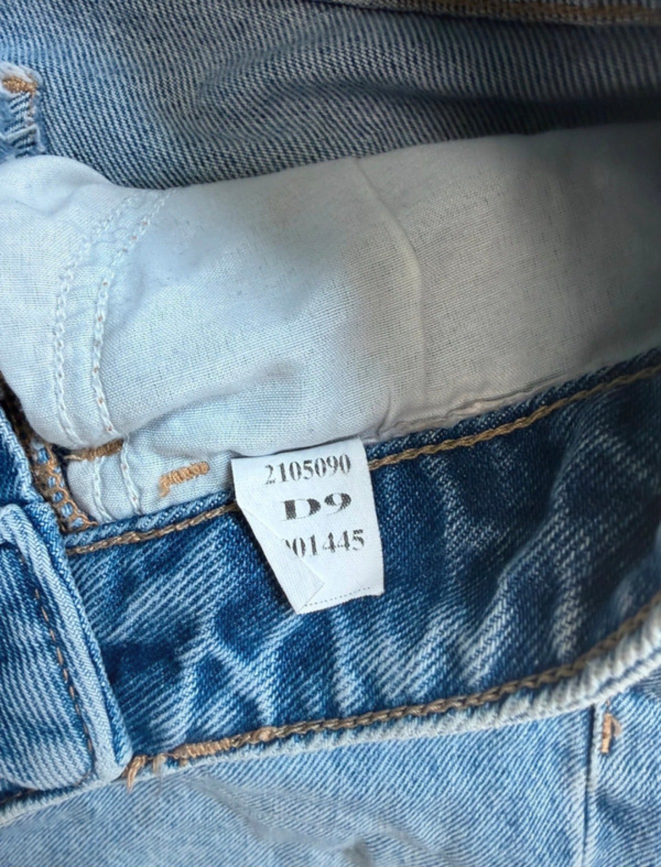 Jean Zara taille haute effet vintage - Taille 34