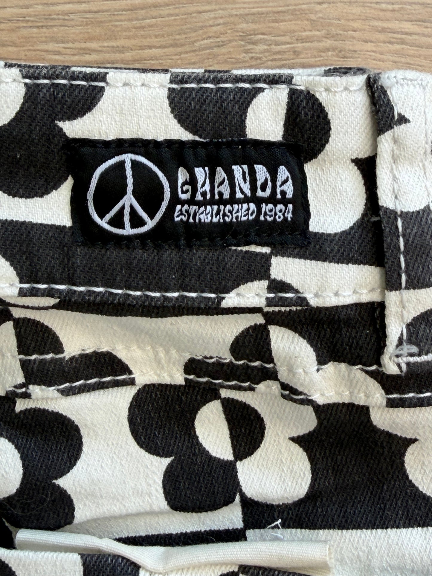 Pantalon flare rétro Ghanda Ghanda