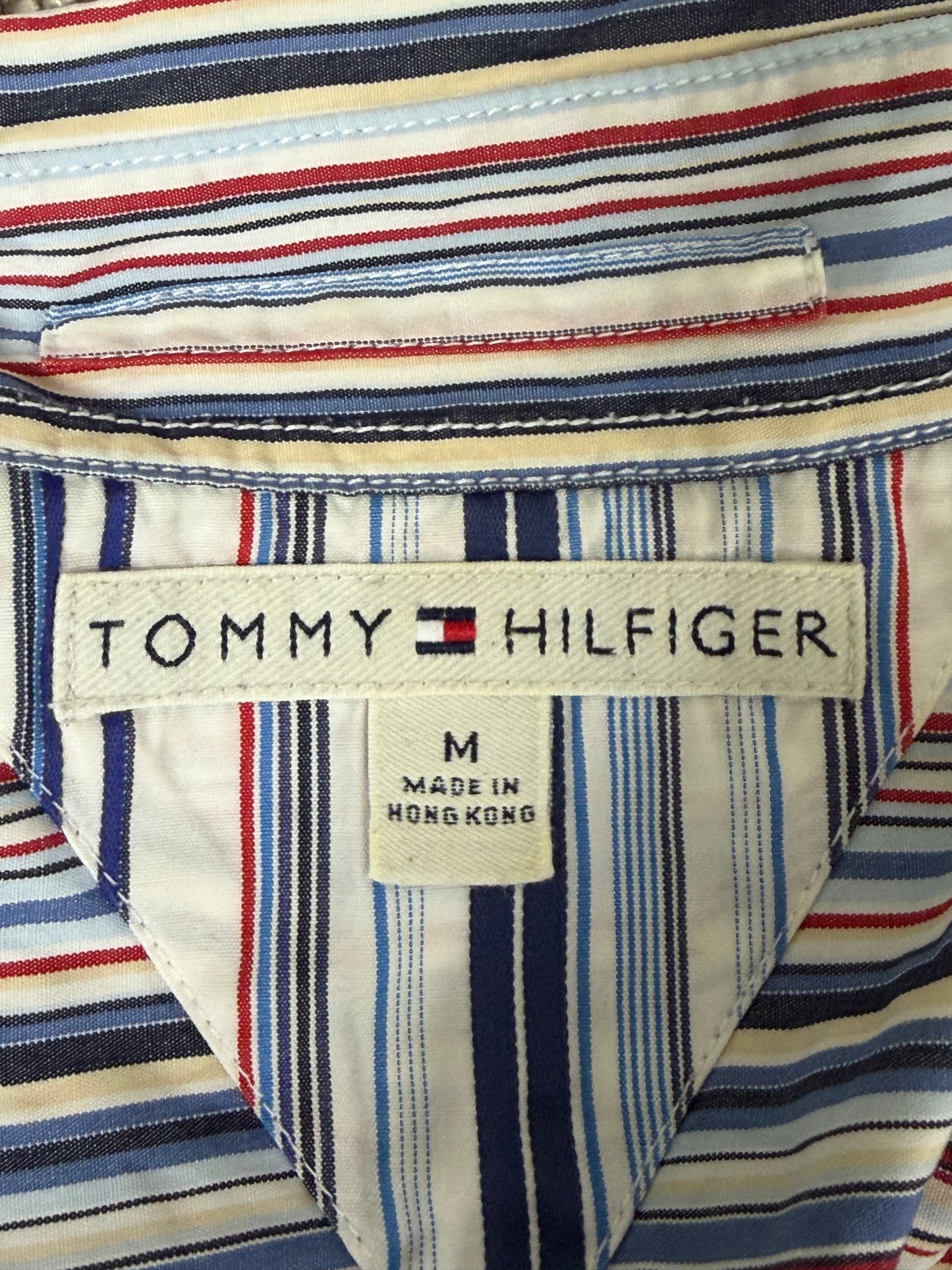 Chemise Tommy Hilfiger rayée multicolore