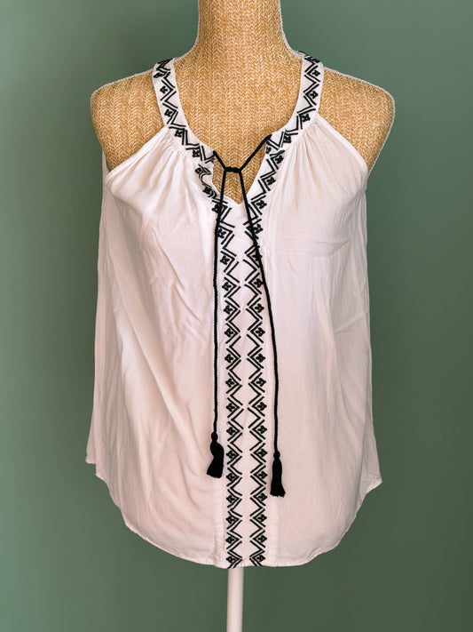 Débardeur bohème blanc – Taille M/L