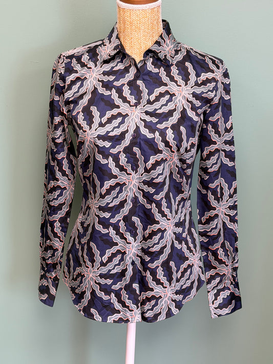 Chemise Brooks Brothers imprimée bleu marine