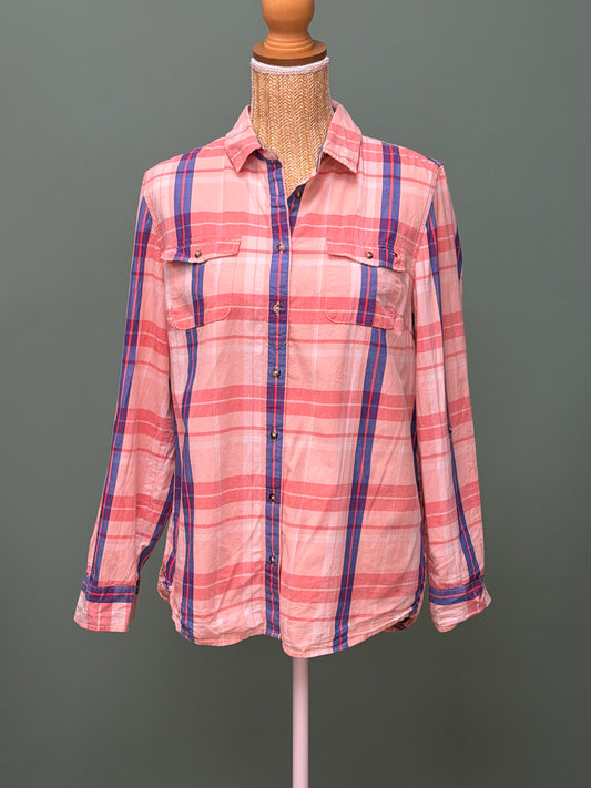 Chemise Tommy Hilfiger à carreaux rose & bleu