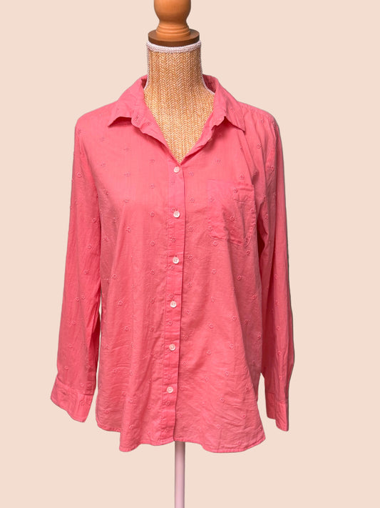 Chemise Rose Brodée - Loft - L The Softened Shirt