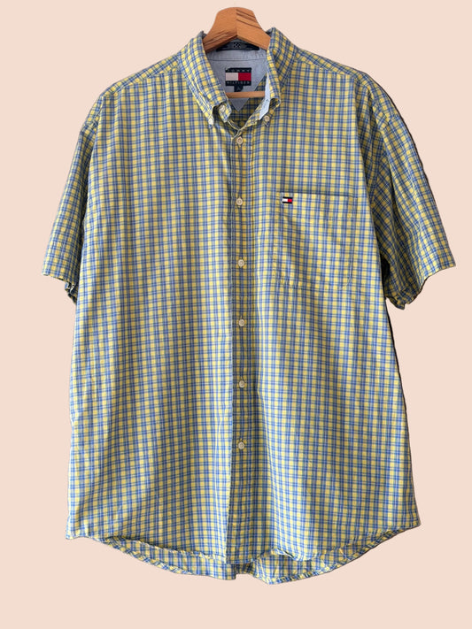 Chemise à Carreaux Manches Courtes - Tommy Hilfiger - Taille XL