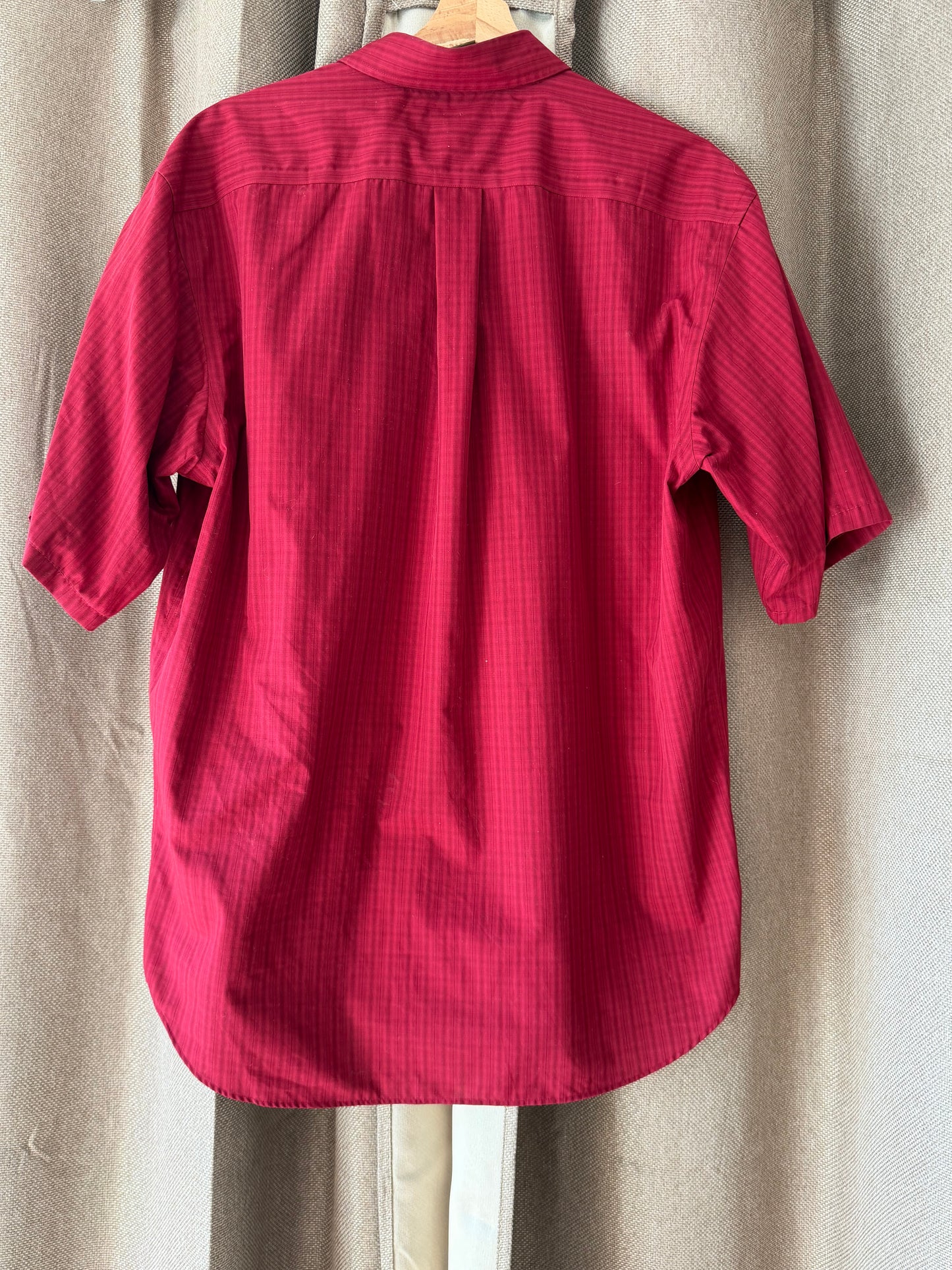 Chemise Eddie Bauer rouge vintage