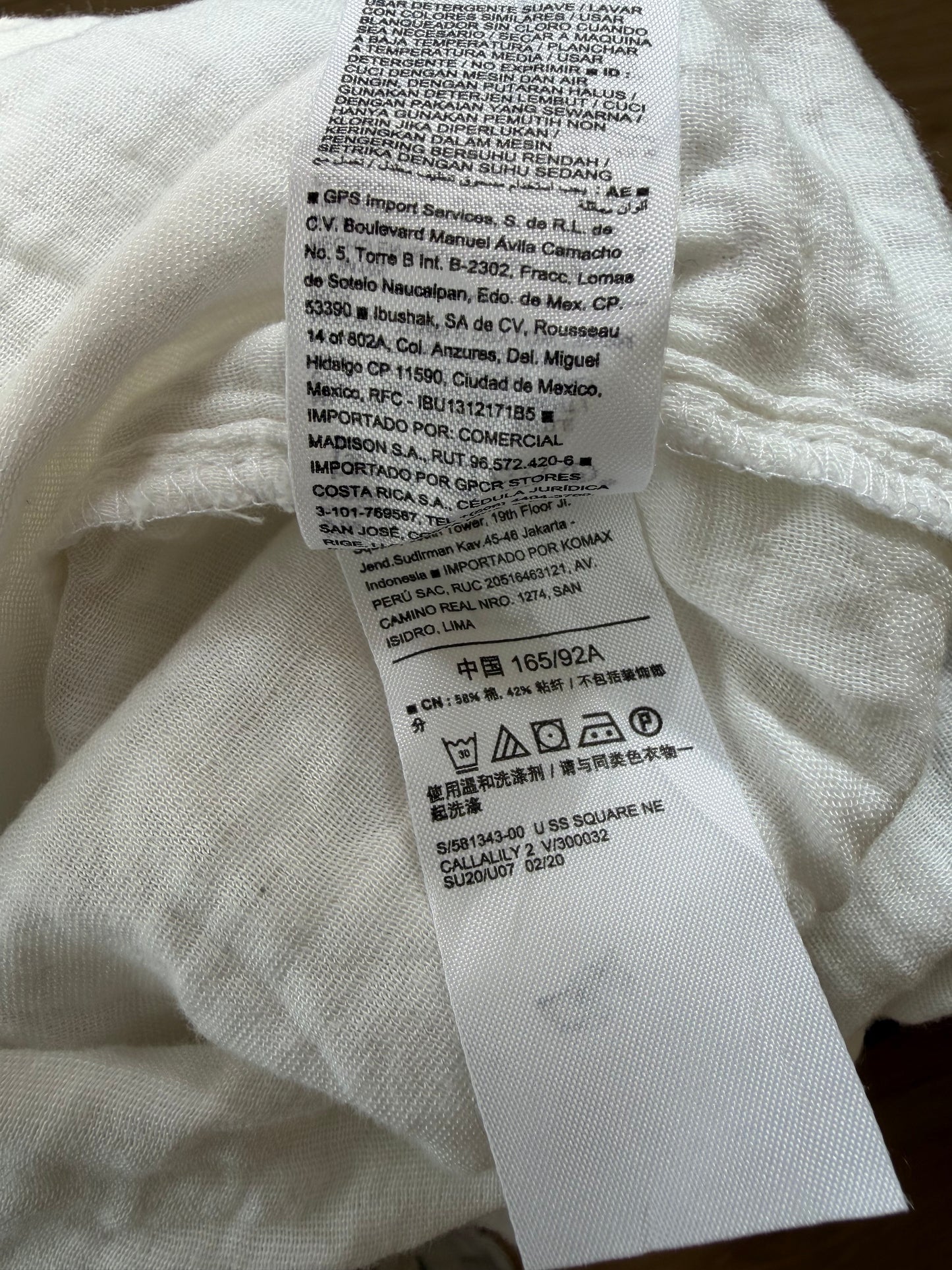 Blouse bohème blanche brodée – Taille M
