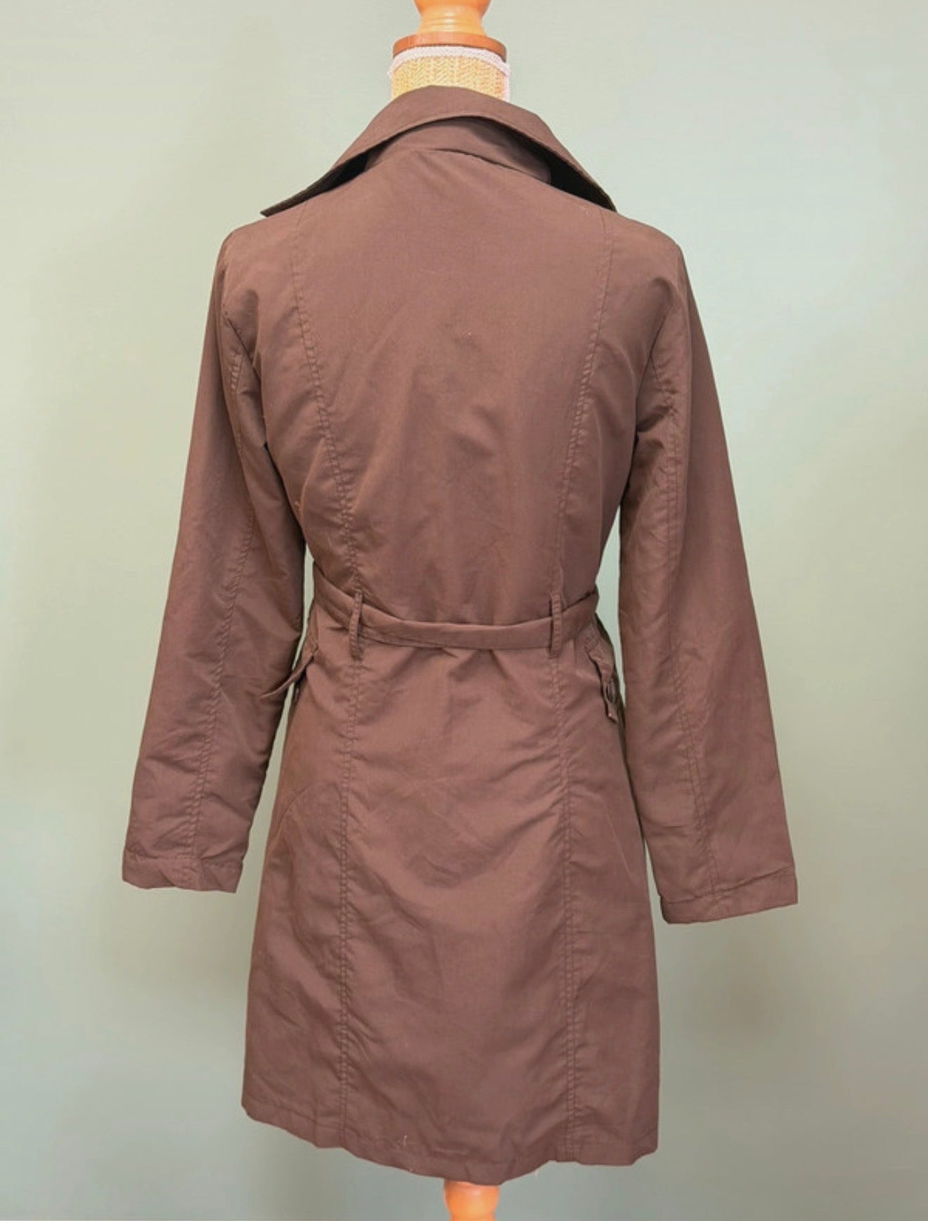 Trench / manteau mi-long marron LR - Taille M