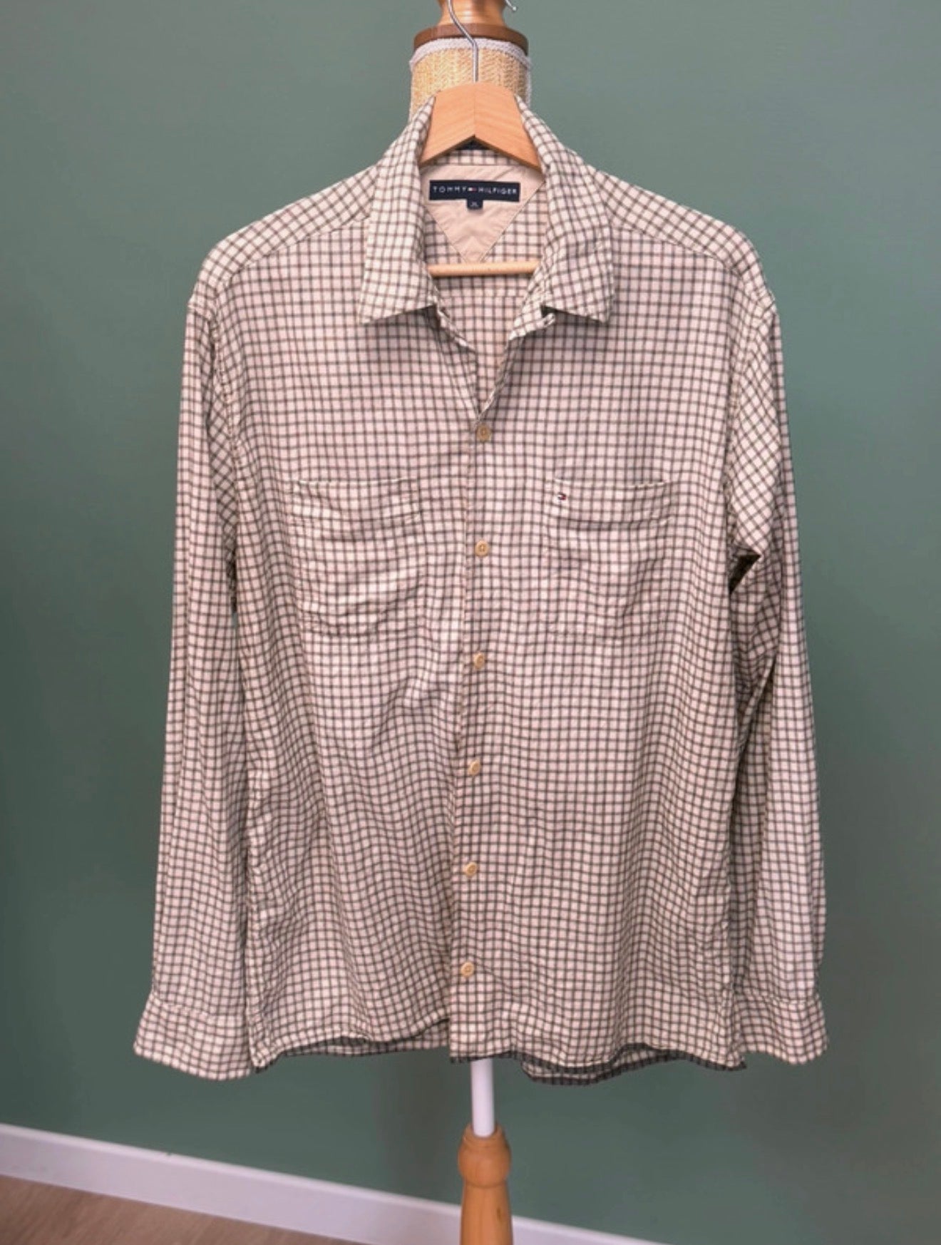 Chemise à petits carreaux - Tommy Hilfiger - Taille L