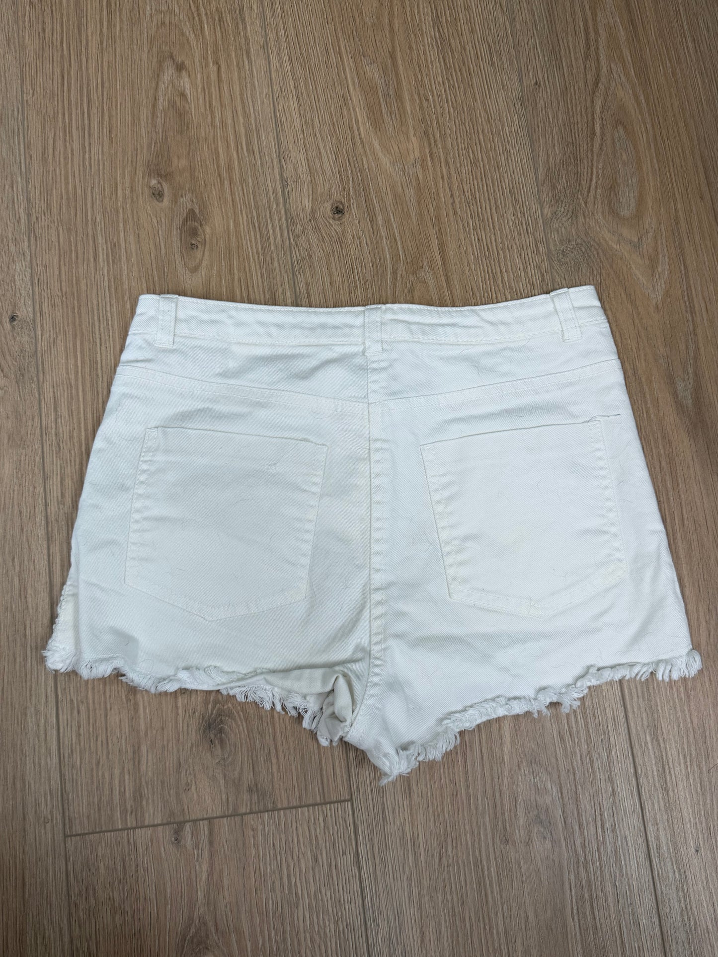 Short blanc en dentelle H&M Divided femme taille 38