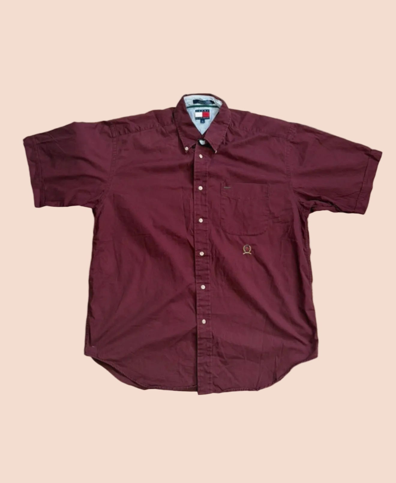 Chemise Bordeaux - Tommy Hilfiger – Taille L