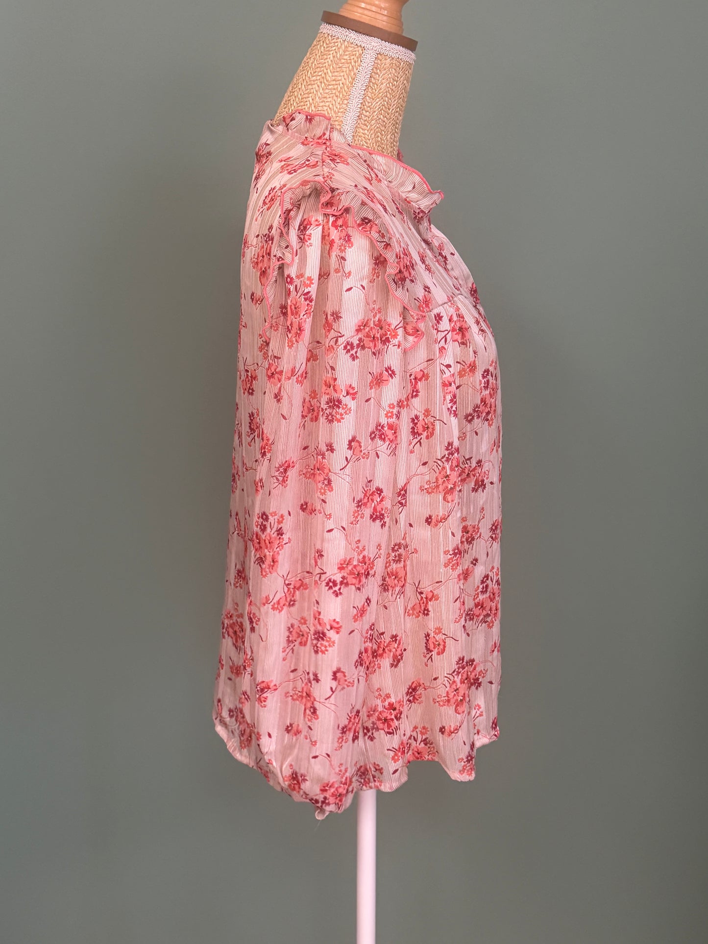 Blouse fleurie rose Rubylee femme taille S