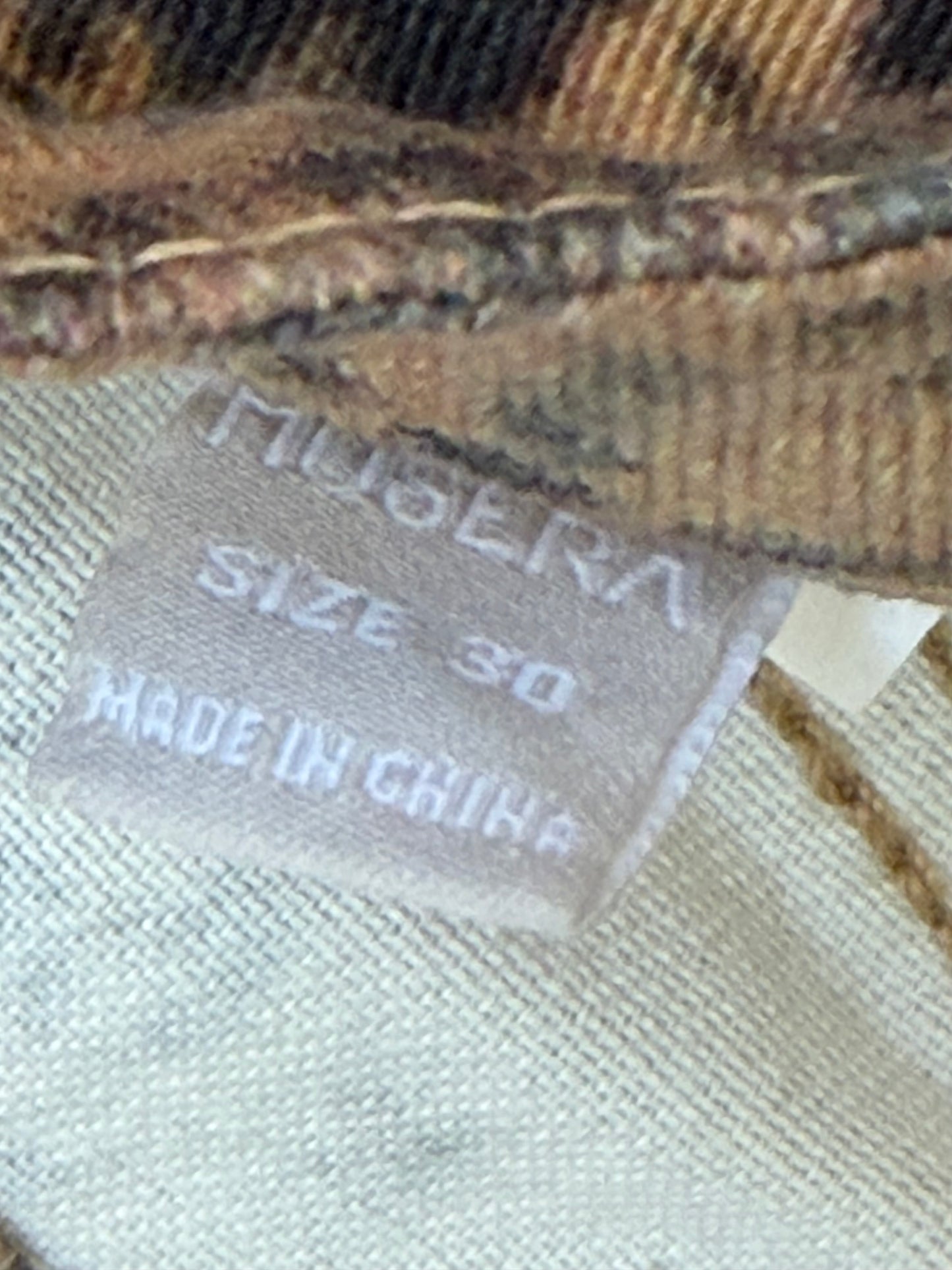 Jean Musera imprimé bootcut