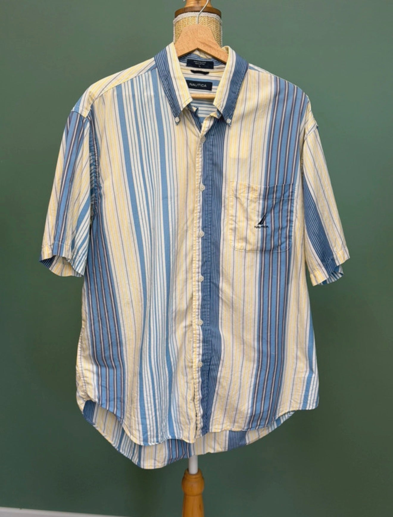Chemise rayée coton - Nautica - Taille XL