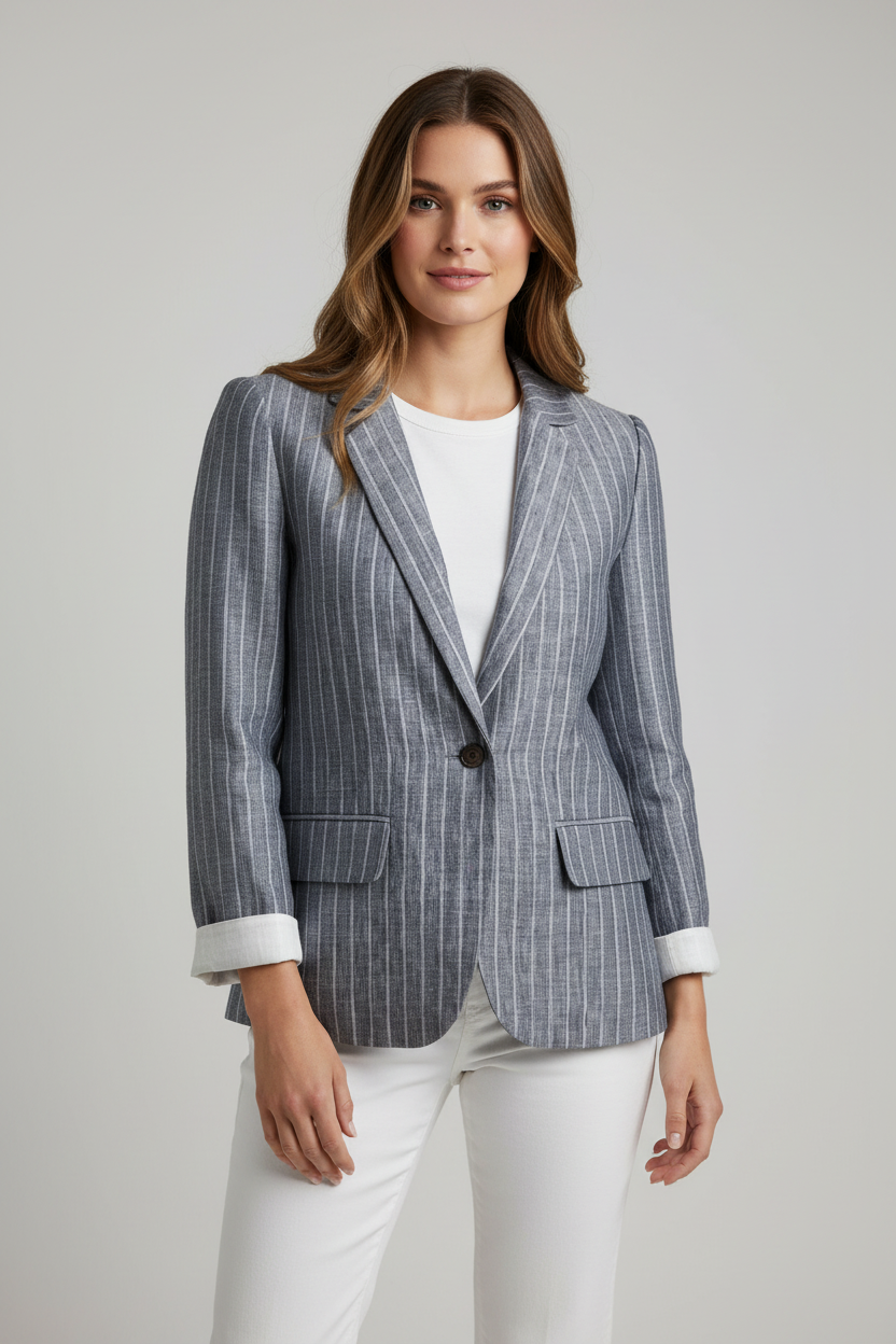 Blazer rayé THE Kooples / The Korner style casual chic