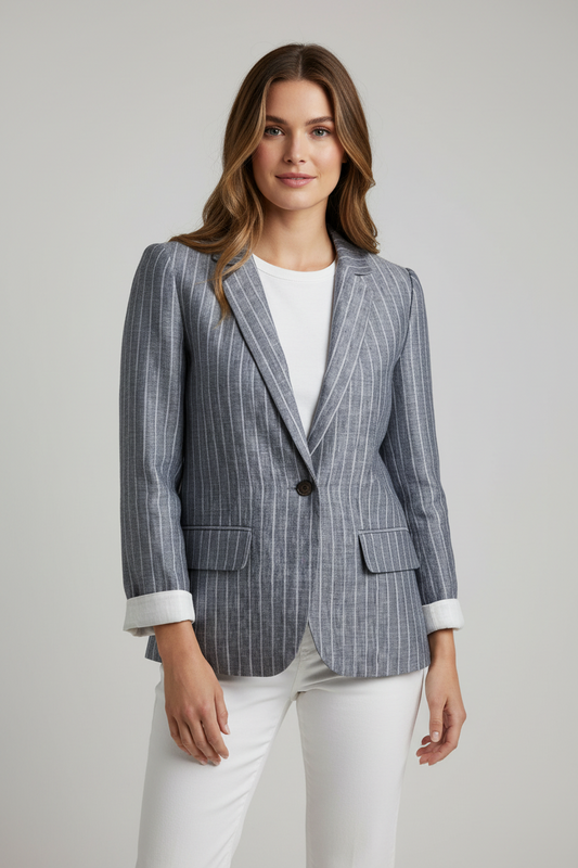 Blazer rayé THE Kooples / The Korner style casual chic