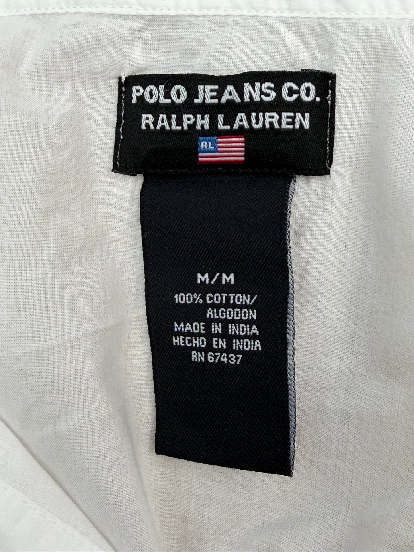 Chemise blanche Polo Jeans Ralph Lauren femme taille M en coton