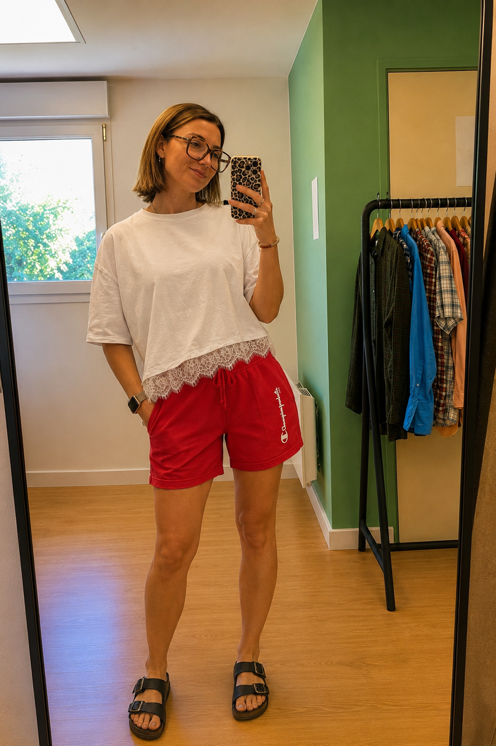 Short Champion rouge – Taille L