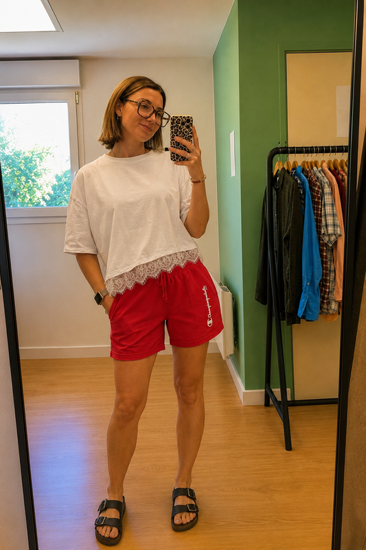 Short Champion rouge – Taille L