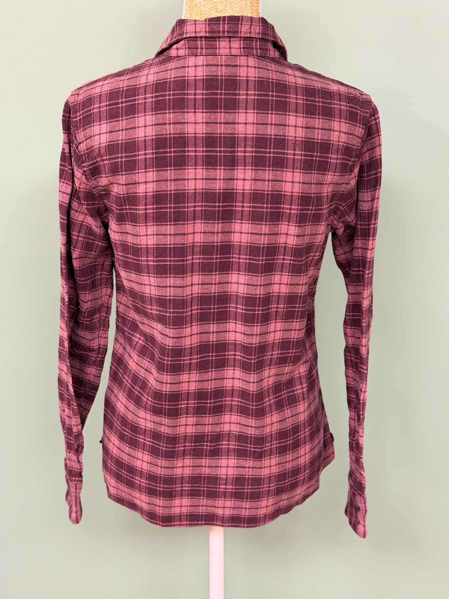Chemise Patagonia à carreaux bordeaux