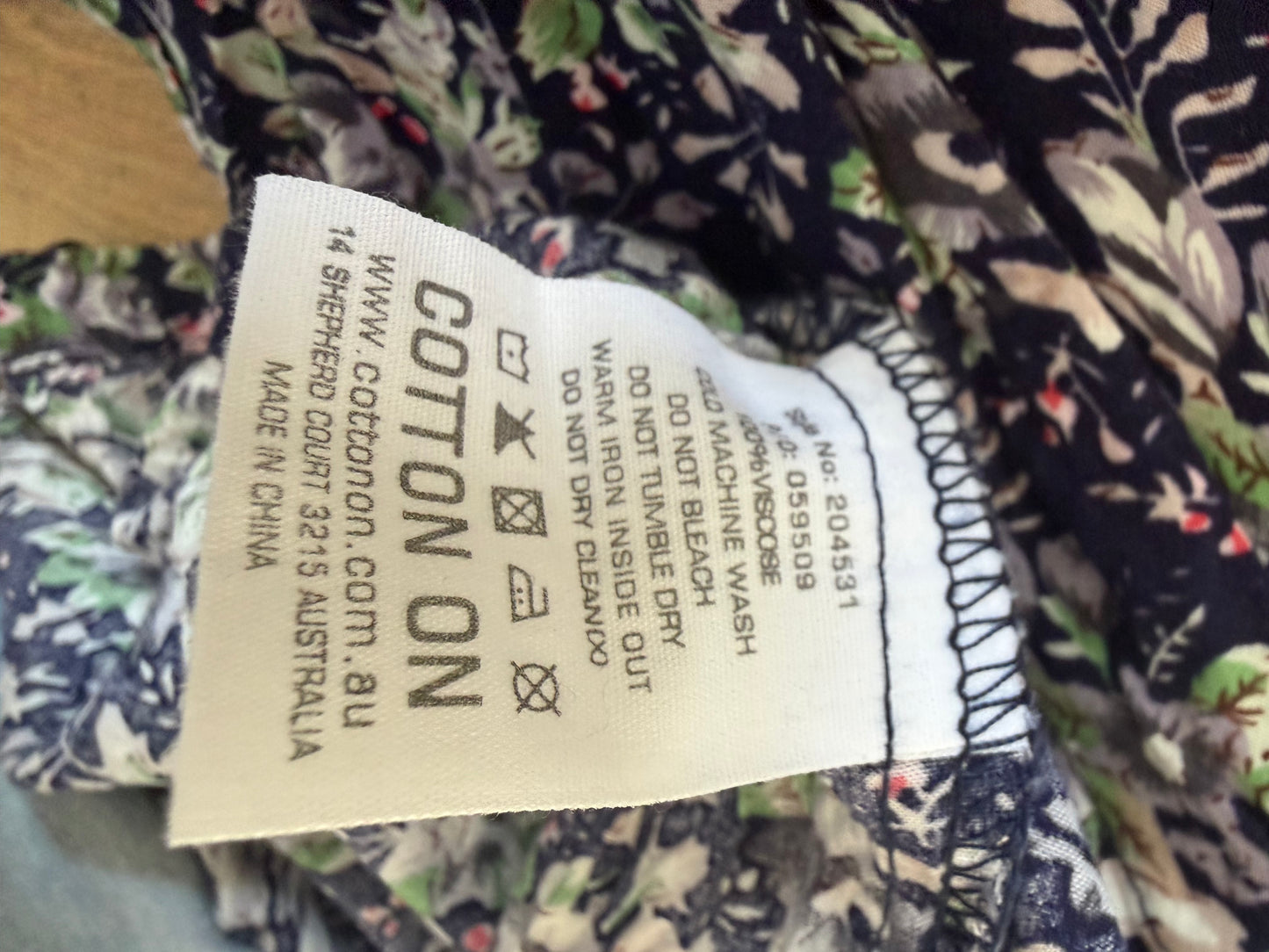 Robe fleurie Cotton On – Taille L