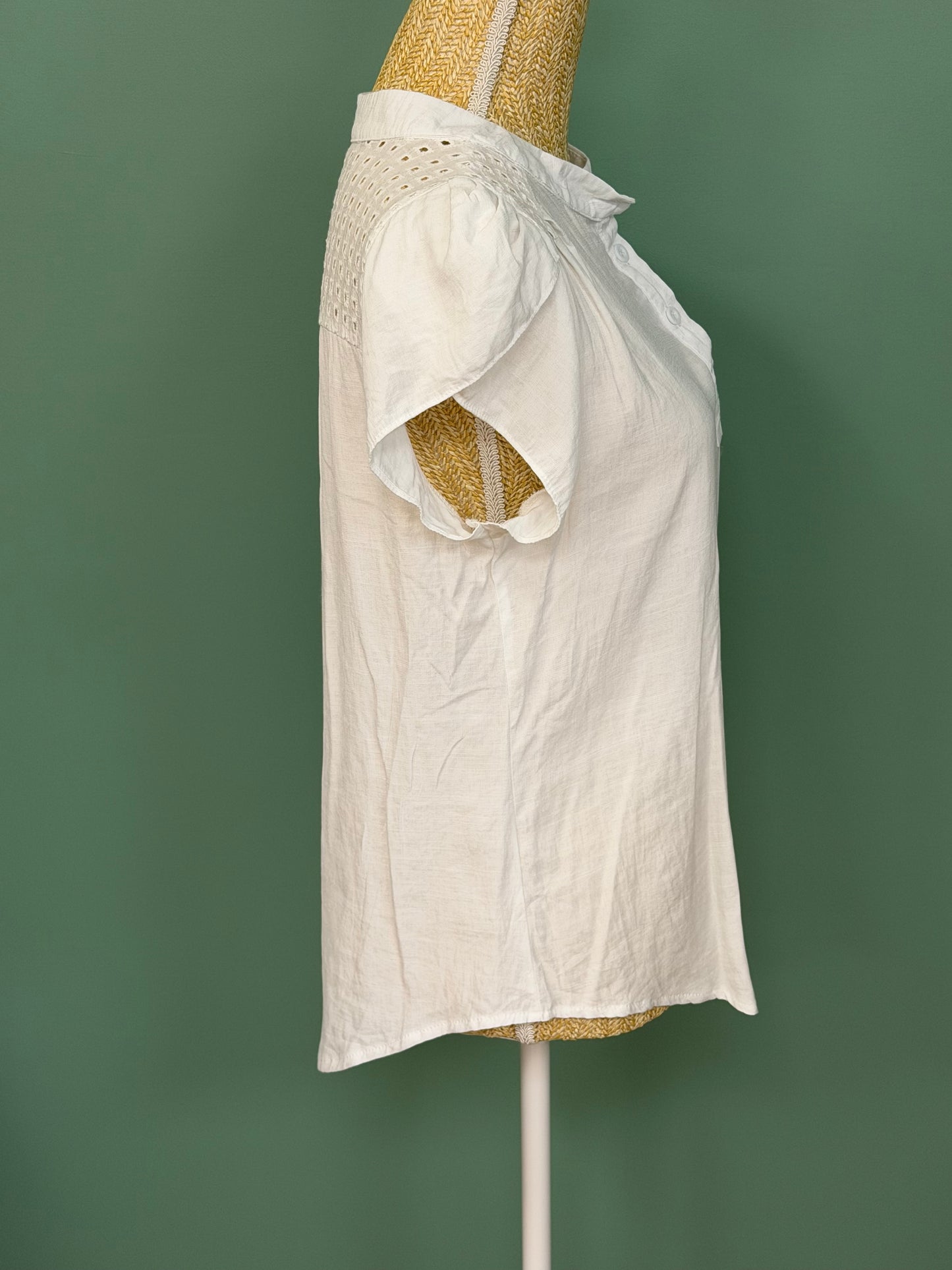 Blouse blanche SHEIN femme taille XL