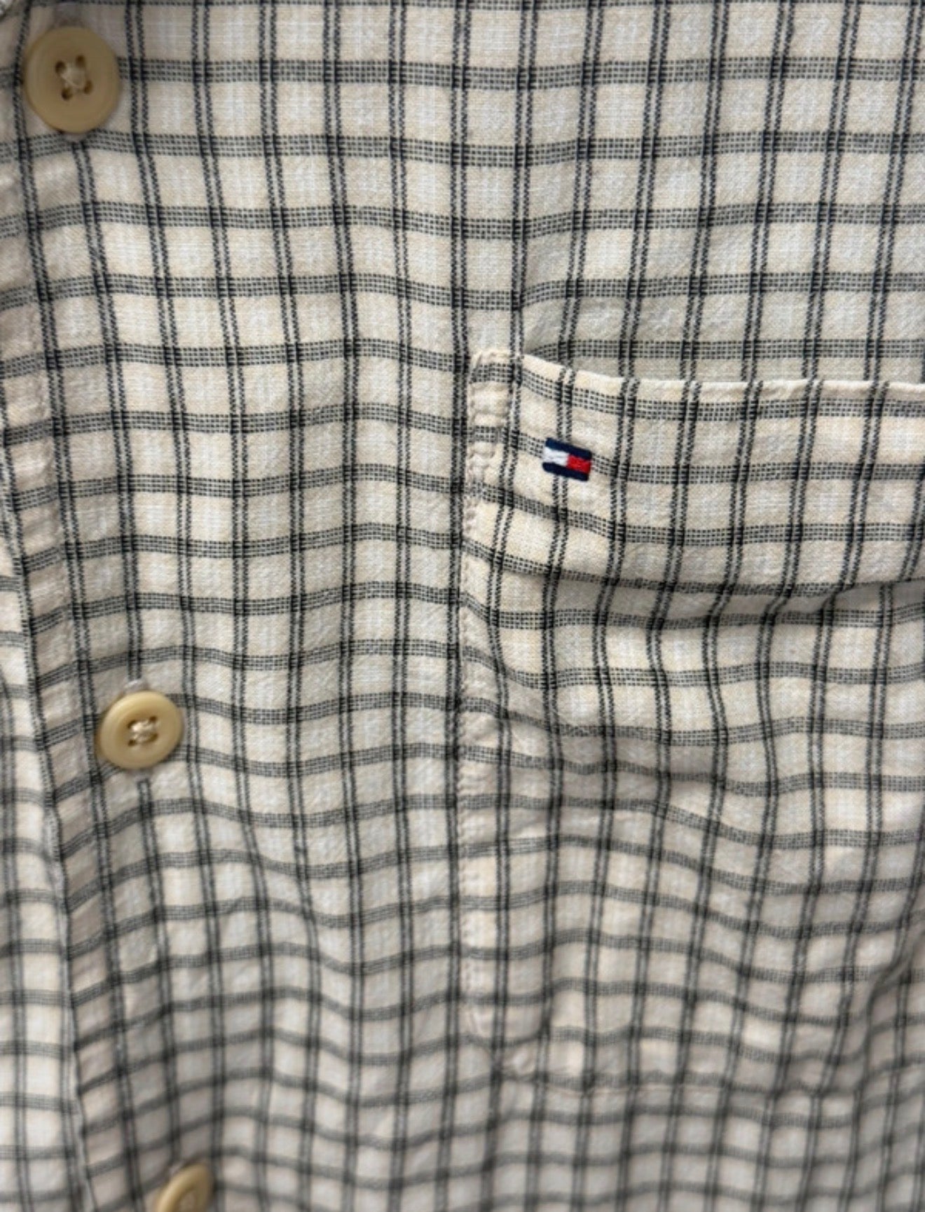 Chemise à petits carreaux - Tommy Hilfiger - Taille L