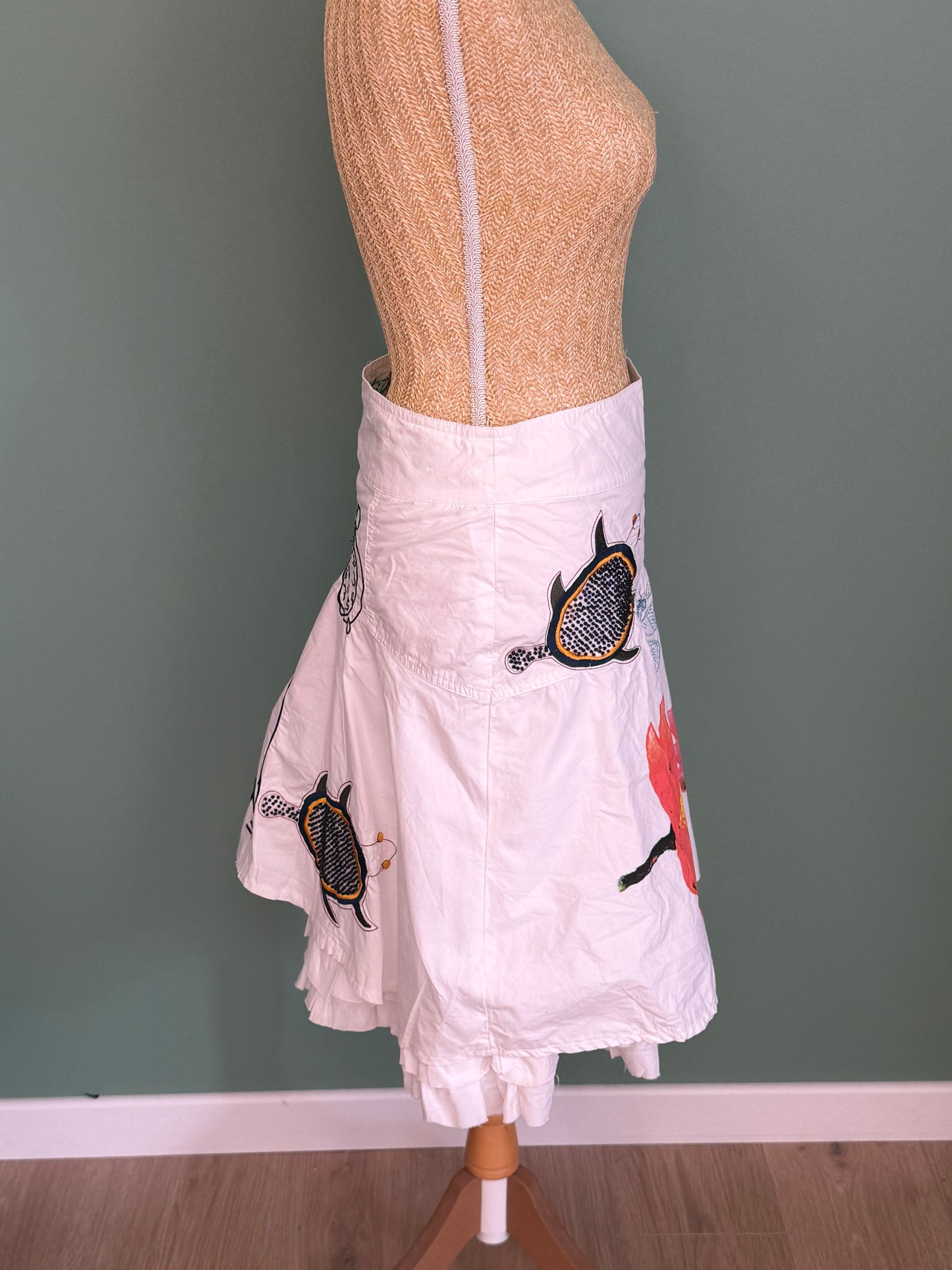 Jupe blanche Desigual femme taille 38