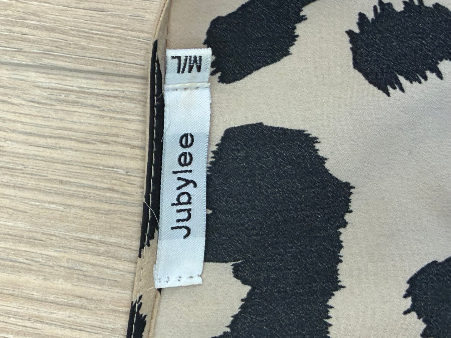 Robe léopard beige et noire Jubylee femme taille M