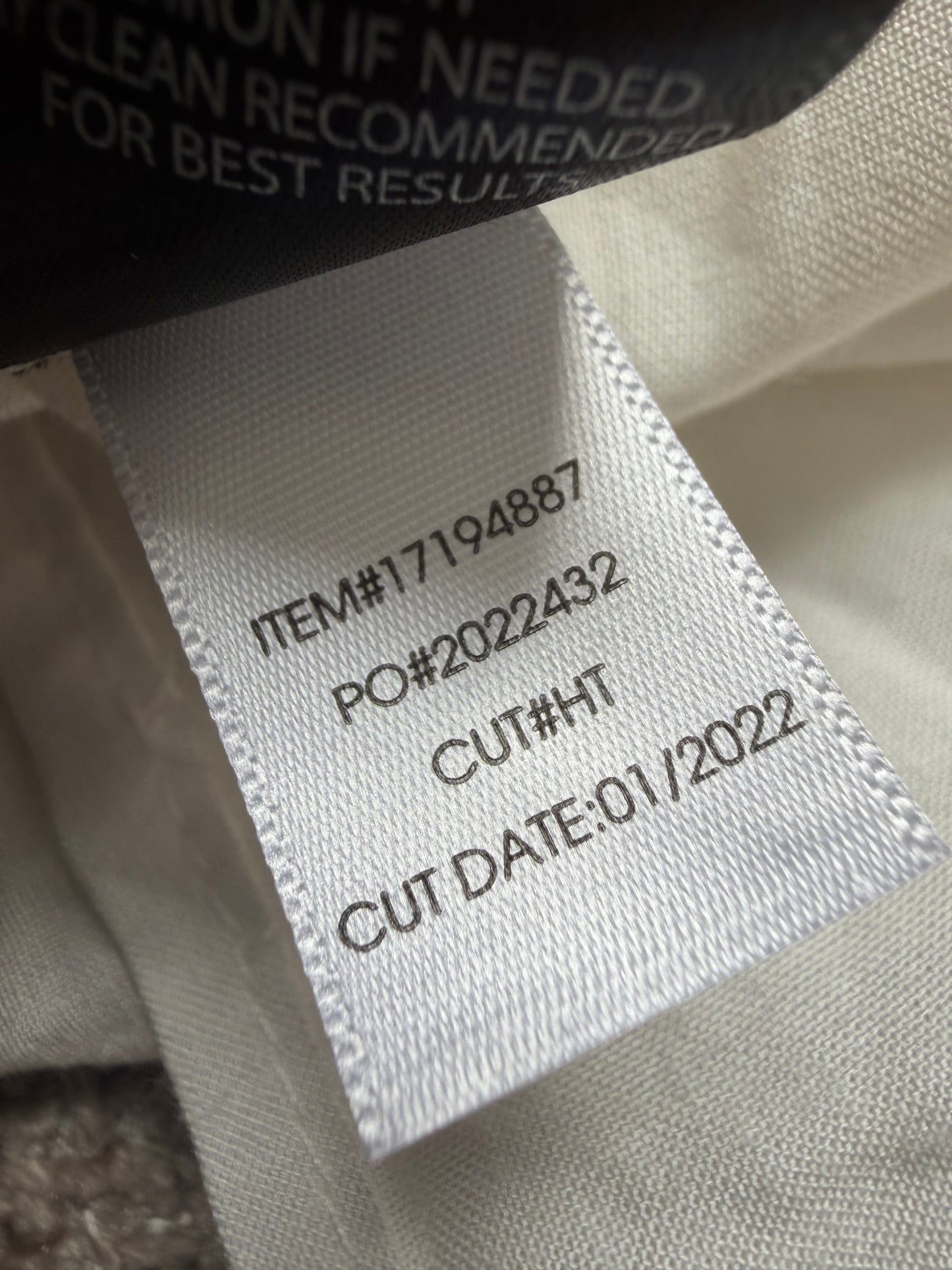 Blouse blanche brodée à manches 3/4 femme XL