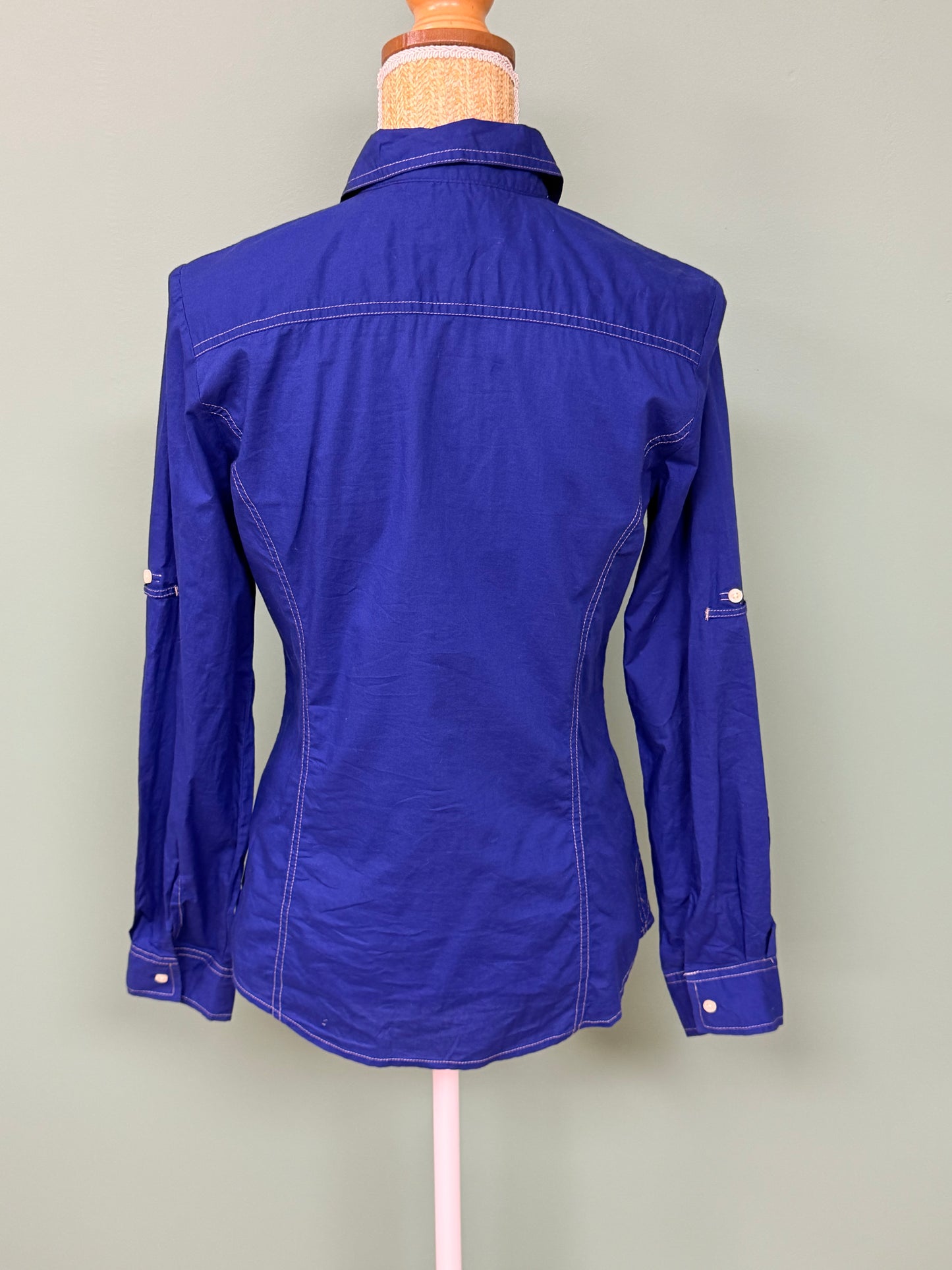 Chemise Tommy Hilfiger bleu électrique