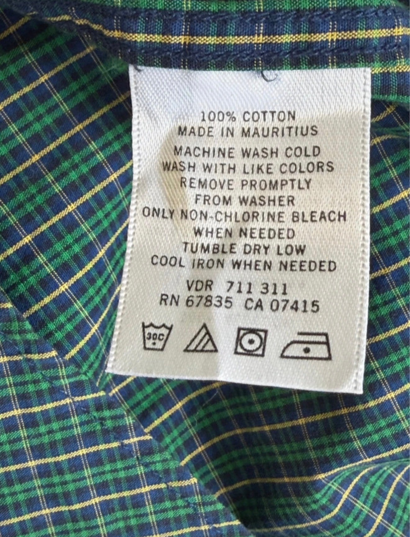 Chemise à carreaux - Nautica - Taille L