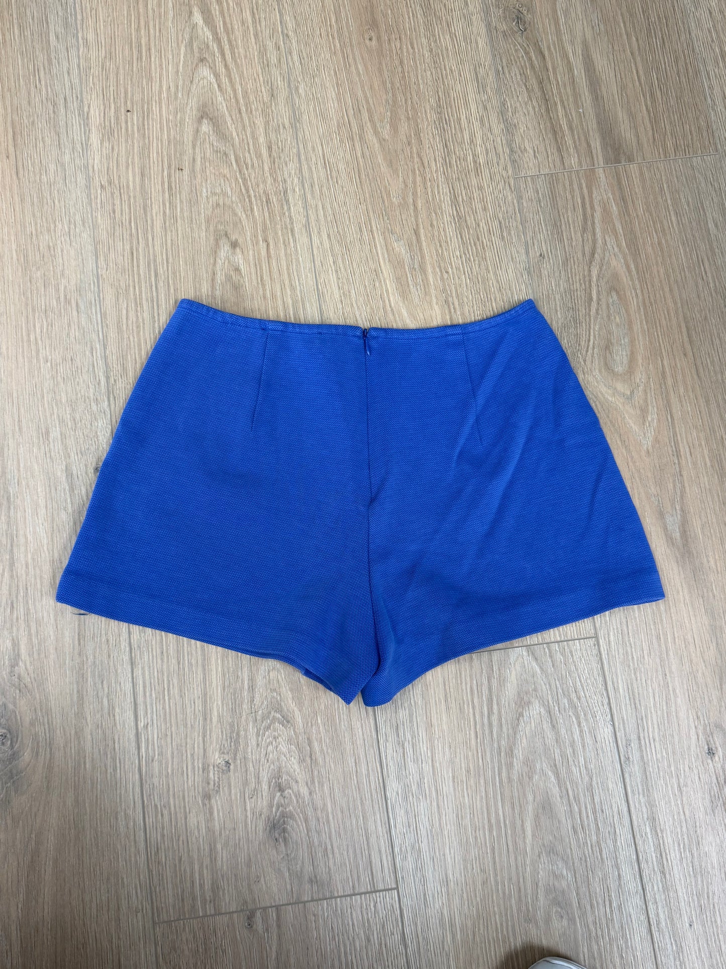 Short bleu Zara Basic femme taille M style marin