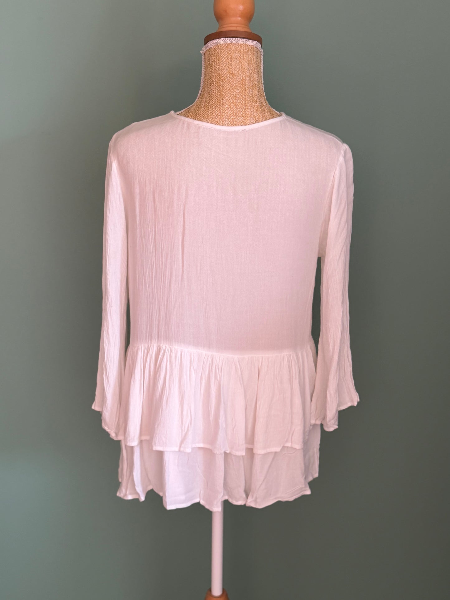 Blouse fluide blanche – Taille XS
