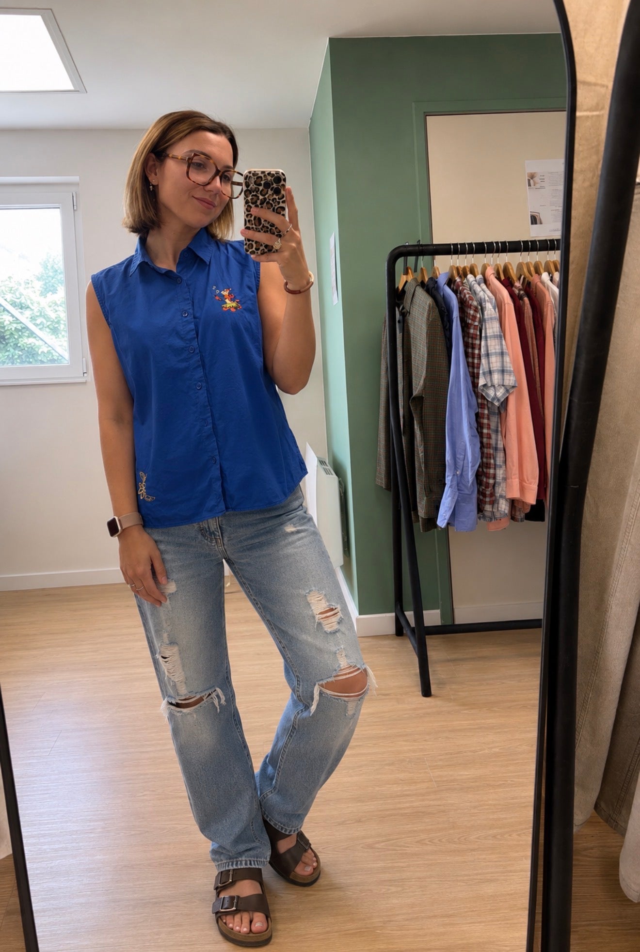 Chemisier sans manches bleu roi - Disney - Taille L